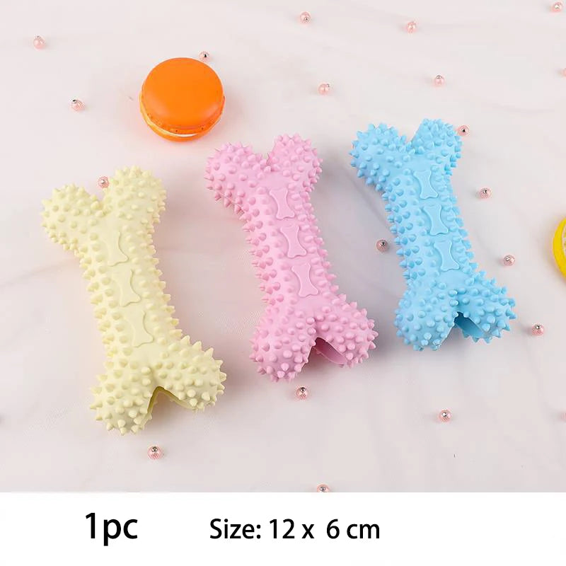 ToughChew™ TPR Dog Chew Toy – Durable Dental Toy for Small Dogs