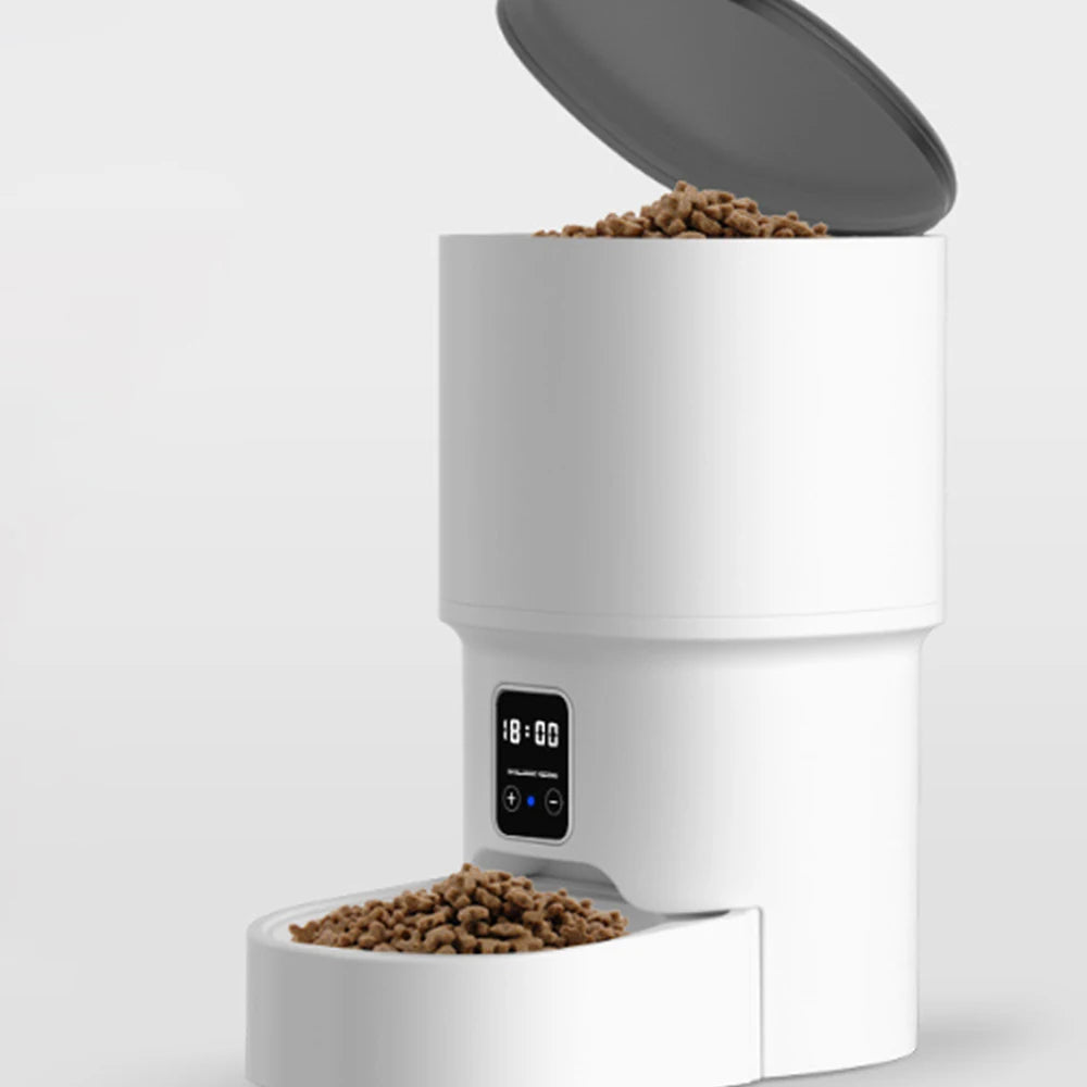 4L Smart Auto Pet Feeder — WiFi App Control & Timer for Cats and Dogs