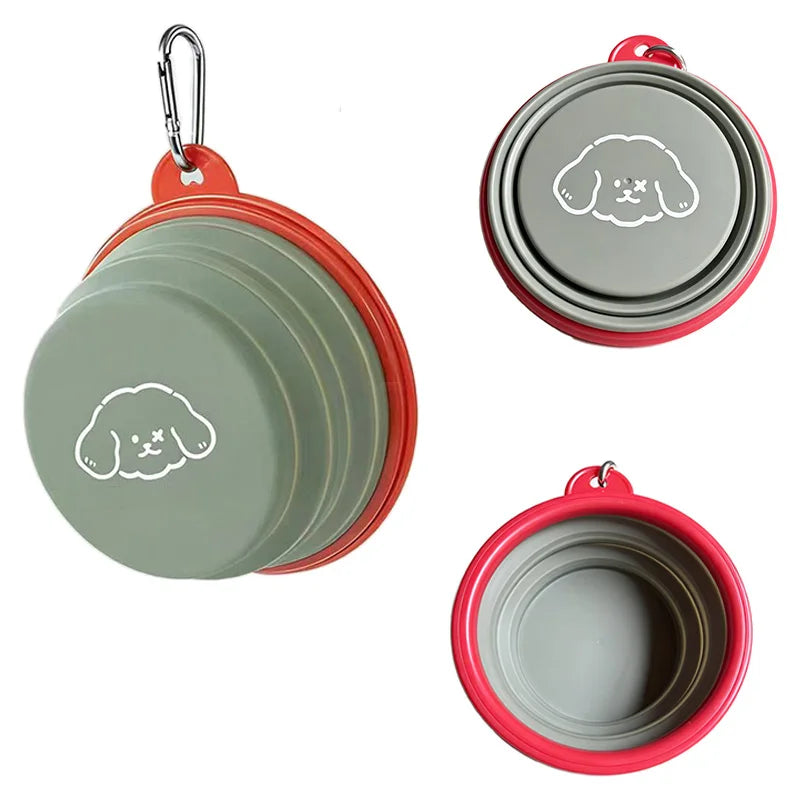 TravelBowl™ — Collapsible Travel Bowl for Pets