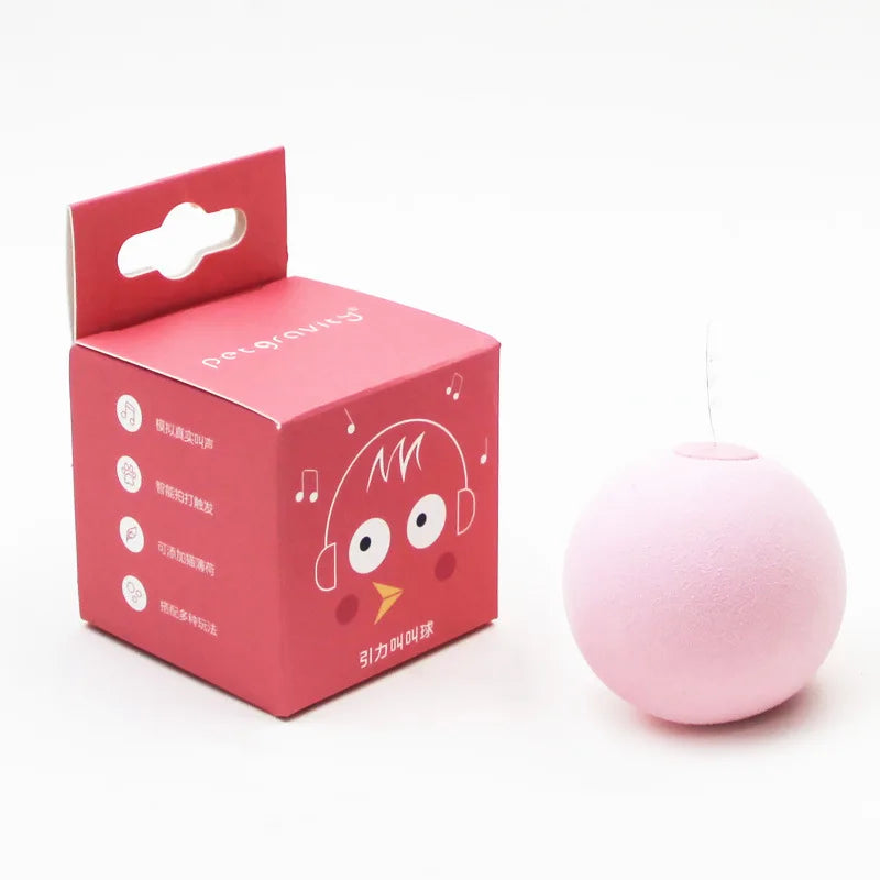 SmartPounce™ Interactive Cat Ball – Electric Plush Catnip Toy for Cats