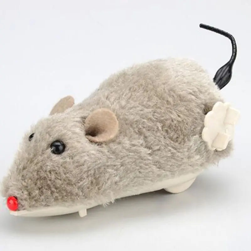 SneakyMouse™ Interactive Plush Mouse Toy – Realistic Cat & Dog Chase Toy