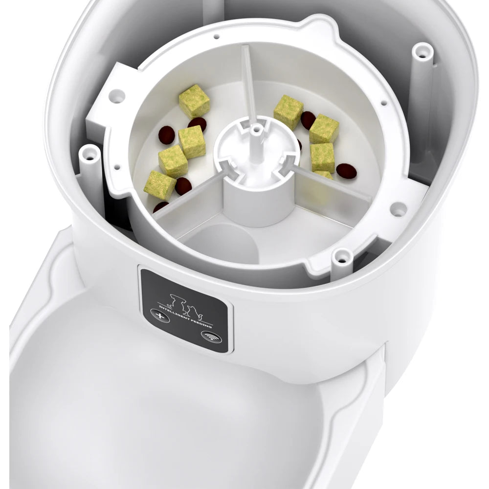 4L Smart Auto Pet Feeder — WiFi App Control & Timer for Cats and Dogs