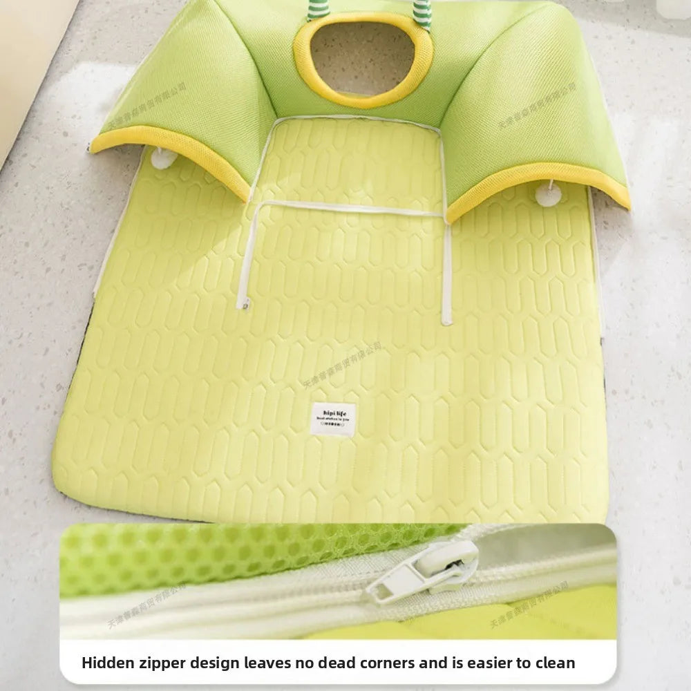 TunnelNest™ Breathable Cat Tunnel Bed – 2-in-1 Play Tunnel & Cozy Resting Mat