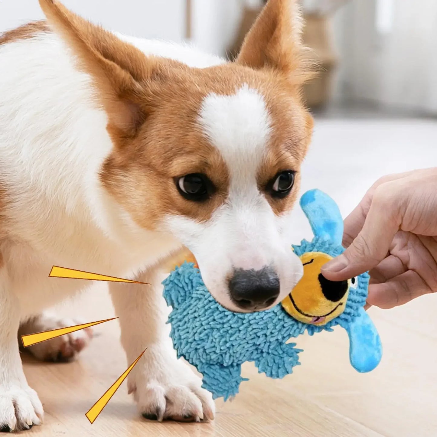 ChewBuddy™ Squeaky Dog Toy – Interactive Dental Chew Toy for Dogs