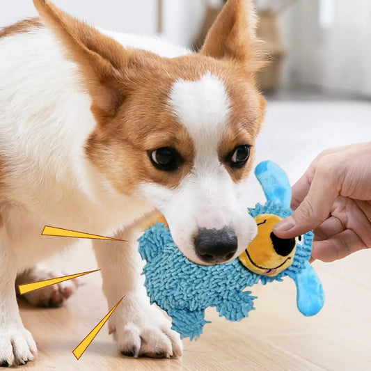 ChewBuddy™ Squeaky Dog Toy – Interactive Dental Chew Toy for Dogs