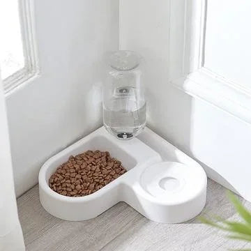 500ml Automatic Gravity Pet Feeder — Food & Water Bowl for Cats and Dogs