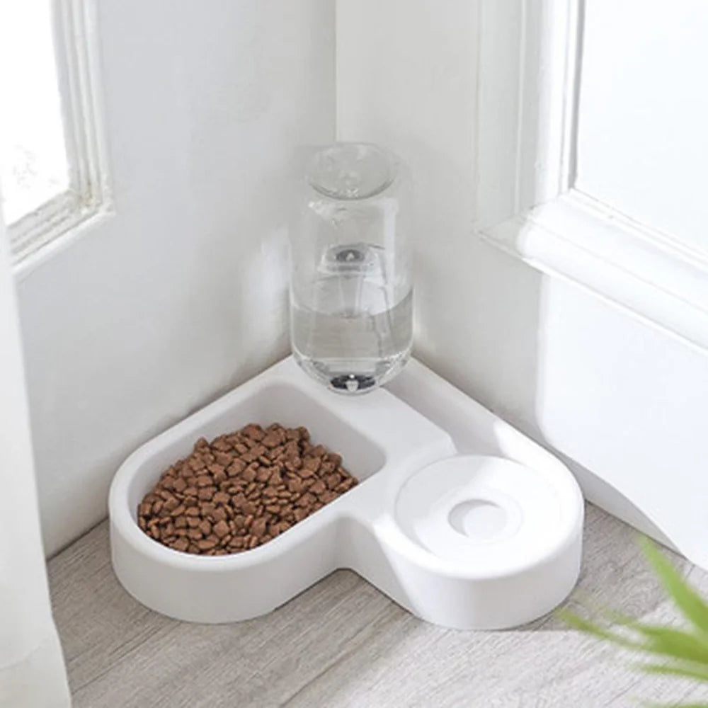 500ml Automatic Gravity Pet Feeder — Food & Water Bowl for Cats and Dogs